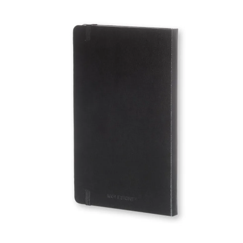 Notatnik w kropki A5 - Moleskine - czarny twarda okładka