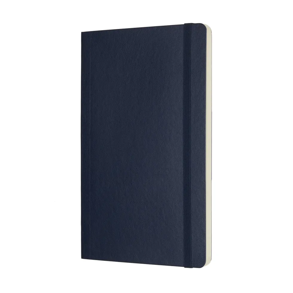 Notatnik w kropki A5 - Moleskine - granatowy miękka okładka