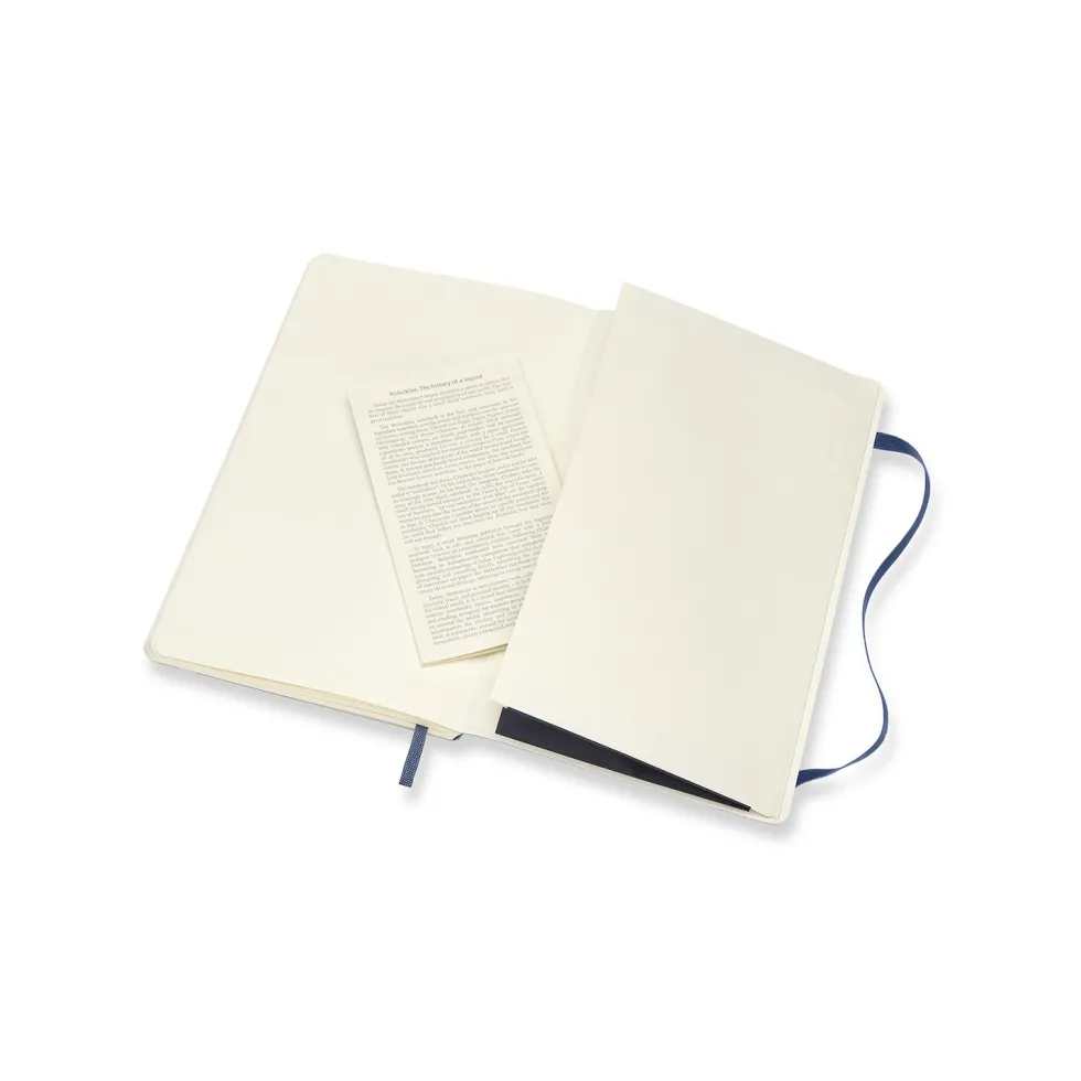 Notatnik w kropki A5 - Moleskine - granatowy miękka okładka
