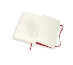 Notatnik w kropki Classic 13 x 21 cm - Moleskine - czerwony twarda okładka