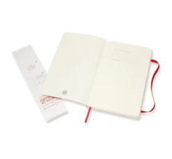 Notatnik w kropki Classic 13 x 21 cm - Moleskine - czerwony twarda okładka