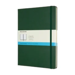 Notatnik w kropki XL - Moleskine - ciemnozielony twarda okładka