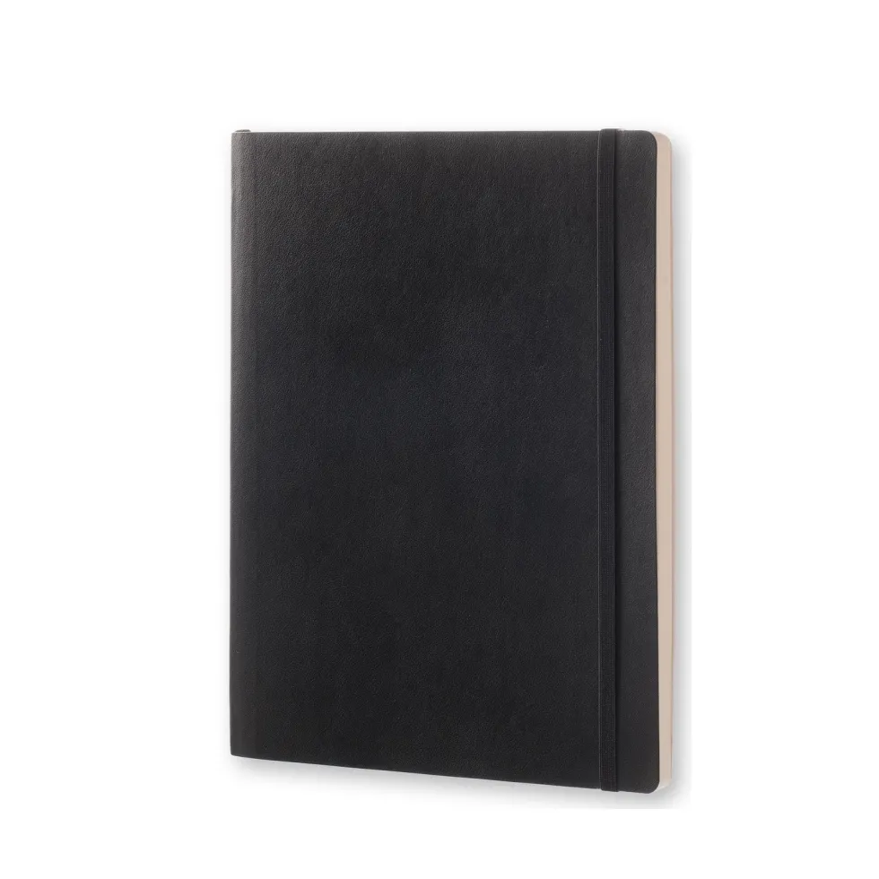 Notatnik w kropki XL - Moleskine - czarny miękka okładka