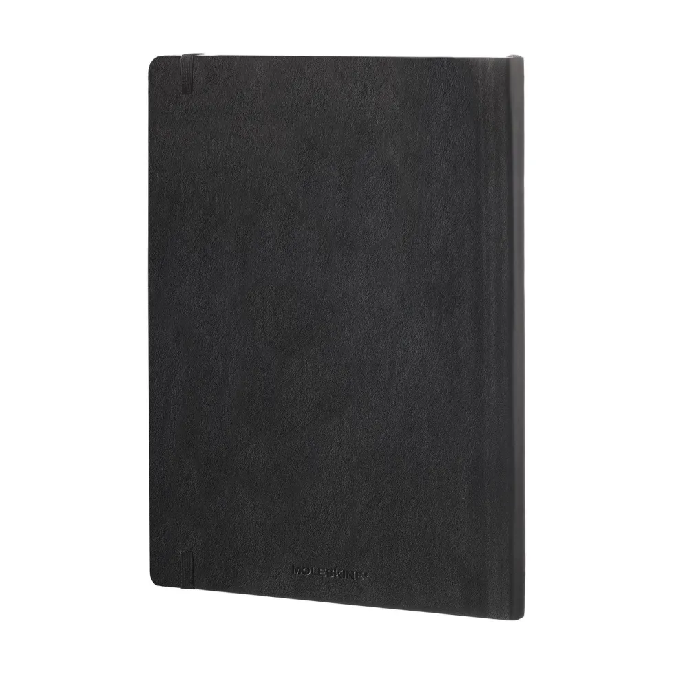 Notatnik w kropki XL - Moleskine - czarny miękka okładka