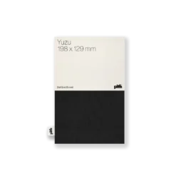 Notatnik w kropki Yuzu 12,9 x 19,8 cm - pith - Black