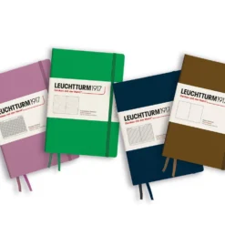 Notatnik w linię A5 - Leuchtturm1917 - Deep Sea, twarda okładka