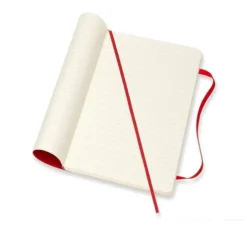 Notatnik w linię Classic 13 x 21 cm - Moleskine - czerwony miękka okładka