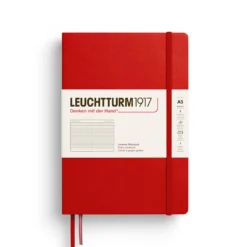 Notatnik w linie A5 - Leuchtturm1917 - Cherry