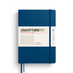 Notatnik w linie A5 - Leuchtturm1917 - Indigo