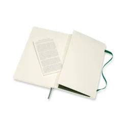 Notatnik w linie A5 - Moleskine - ciemnozielony miękka okładka