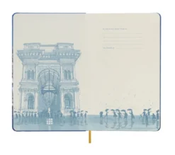 Notatnik w linie I am Milan 13 x 21 cm - Moleskine - twarda okładka