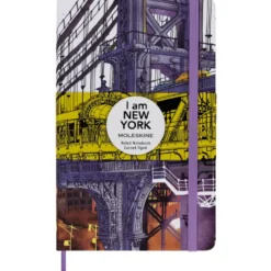 Notatnik w linie I am New York 13 x 21 cm - Moleskine - twarda okładka