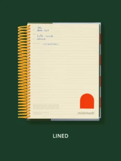 Notatnik w linie Loop A5 - mishmash