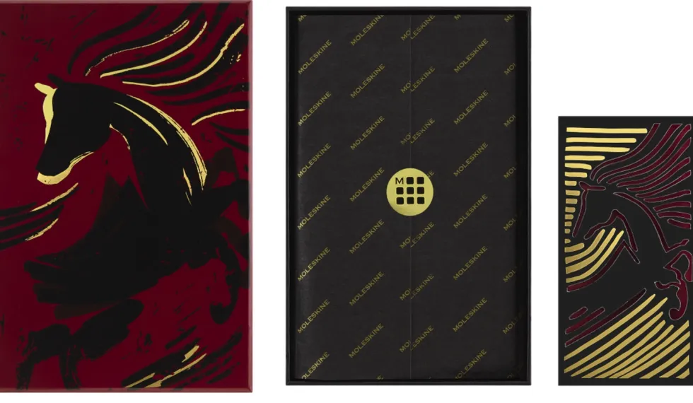 Notatnik w linie 2026 Year of the Horse Box - Moleskine - Red Fire Horse