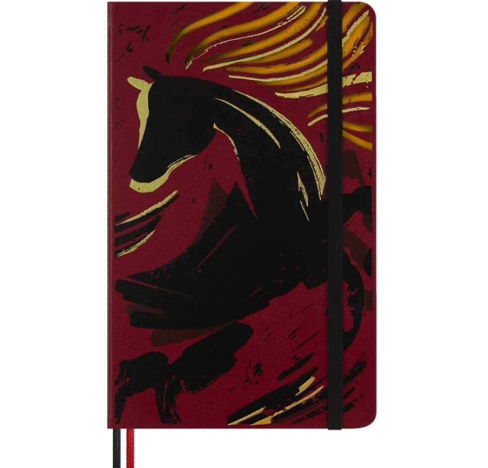 Notatnik w linie 2026 Year of the Horse Box - Moleskine - Red Fire Horse