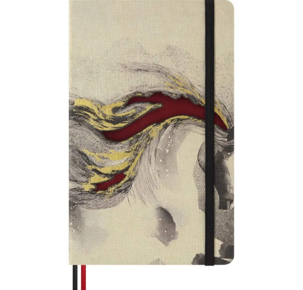 Notatnik w linie 2026 Year of the Horse Box - Moleskine - White Fire Horse