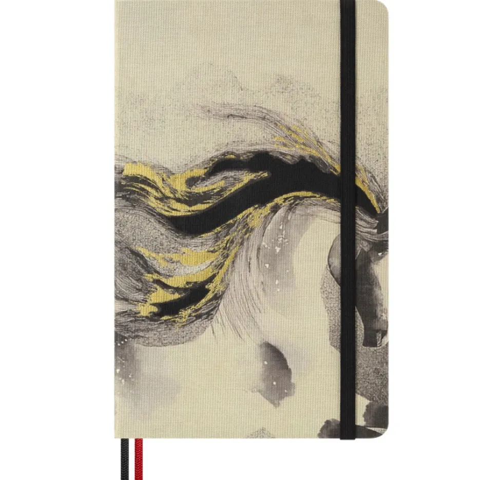 Notatnik w linie 2026 Year of the Horse Box - Moleskine - White Fire Horse
