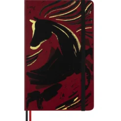 Notatnik w linie 2026 Year of the Horse - Moleskine - Red Fire Horse