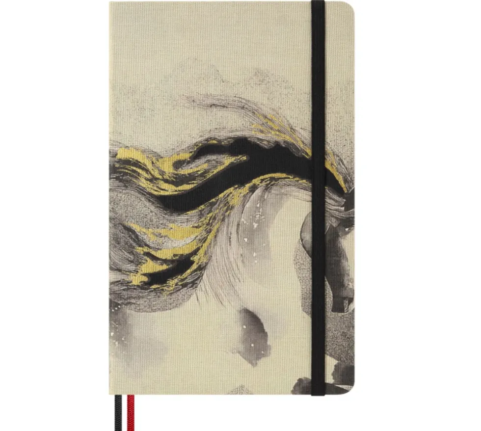 Notatnik w linie 2026 Year of the Horse - Moleskine - White Fire Horse