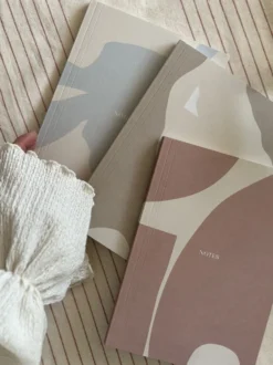 Notes A5 - Jaśnie Plan - beżowy, w kropki, 100g/m2, 120 stron