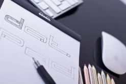 Notes dotPad - Rhodia - w kropki, czarny, A5, 80 g, 80 ark.