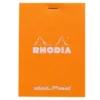 Notes dotPad - Rhodia - w kropki, pomarańczowy, 8,5 x 12 cm, 80 g, 80 ark.