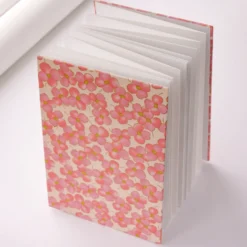 Notes harmonijkowy Goshuincho 12,5 x 18 cm - Kuretake - Pink, twarda okładka, 95 g/m²
