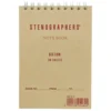 Notes na spirali Stenographer's A6 - Life - piaskowy