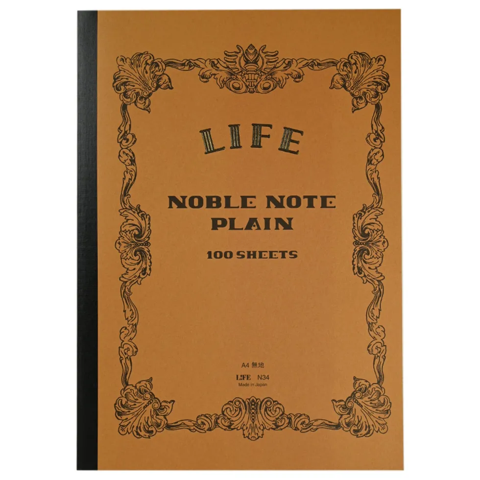 Notes Noble Note A4 - Life - brązowy