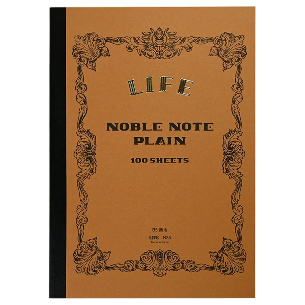 Notes Noble Note B5 - Life - brązowy