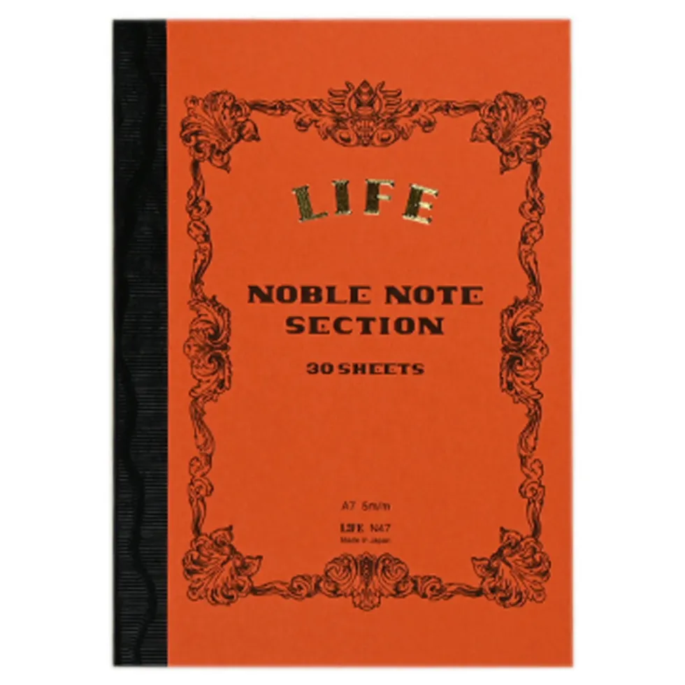 Notes Noble Note Mini A7 - Life - pomarańczowy