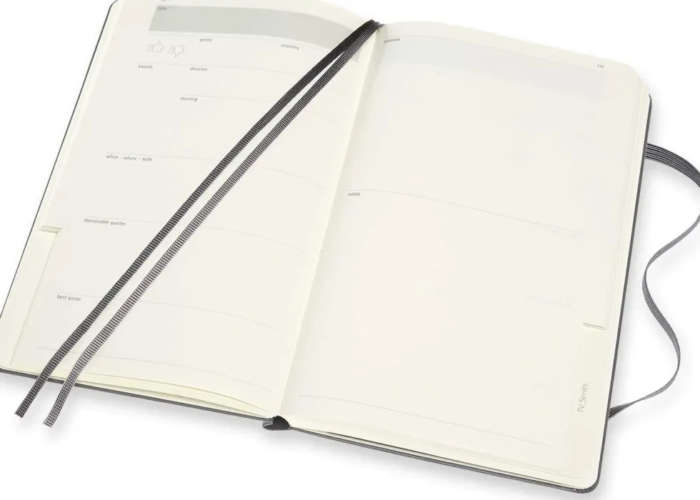 Notes Passion Film & TV Journal - Moleskine - szary 400 stron