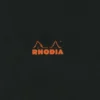 Notes - Rhodia - w kratkę, czarny, A5, 80 g, 48 ark.