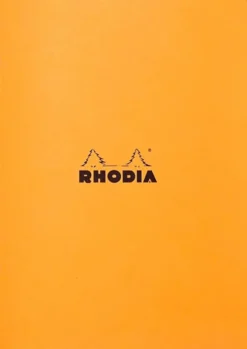 Notes - Rhodia - w kratkę, pomarańczowy, A5, 80 g, 48 ark.