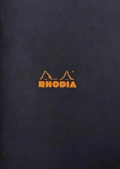 Notes - Rhodia - w linie, czarny, A5, 80 g, 48 ark.