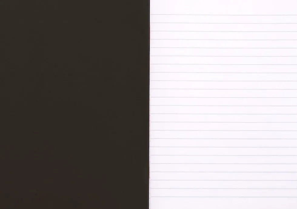 Notes - Rhodia - w linie, czarny, A5, 80 g, 48 ark.