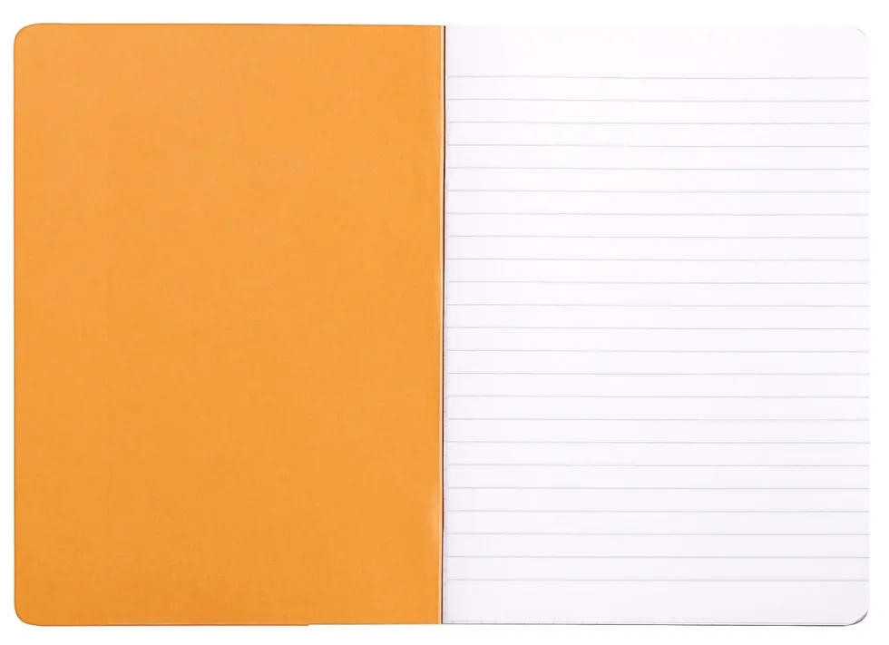 Notes - Rhodia - w linie, pomarańczowy, A5, 80 g, 48 ark.