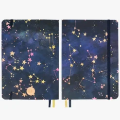 Notes Shimmering Stars B5 - Devangari - w kropki, miękka okładka, 120 g/m2