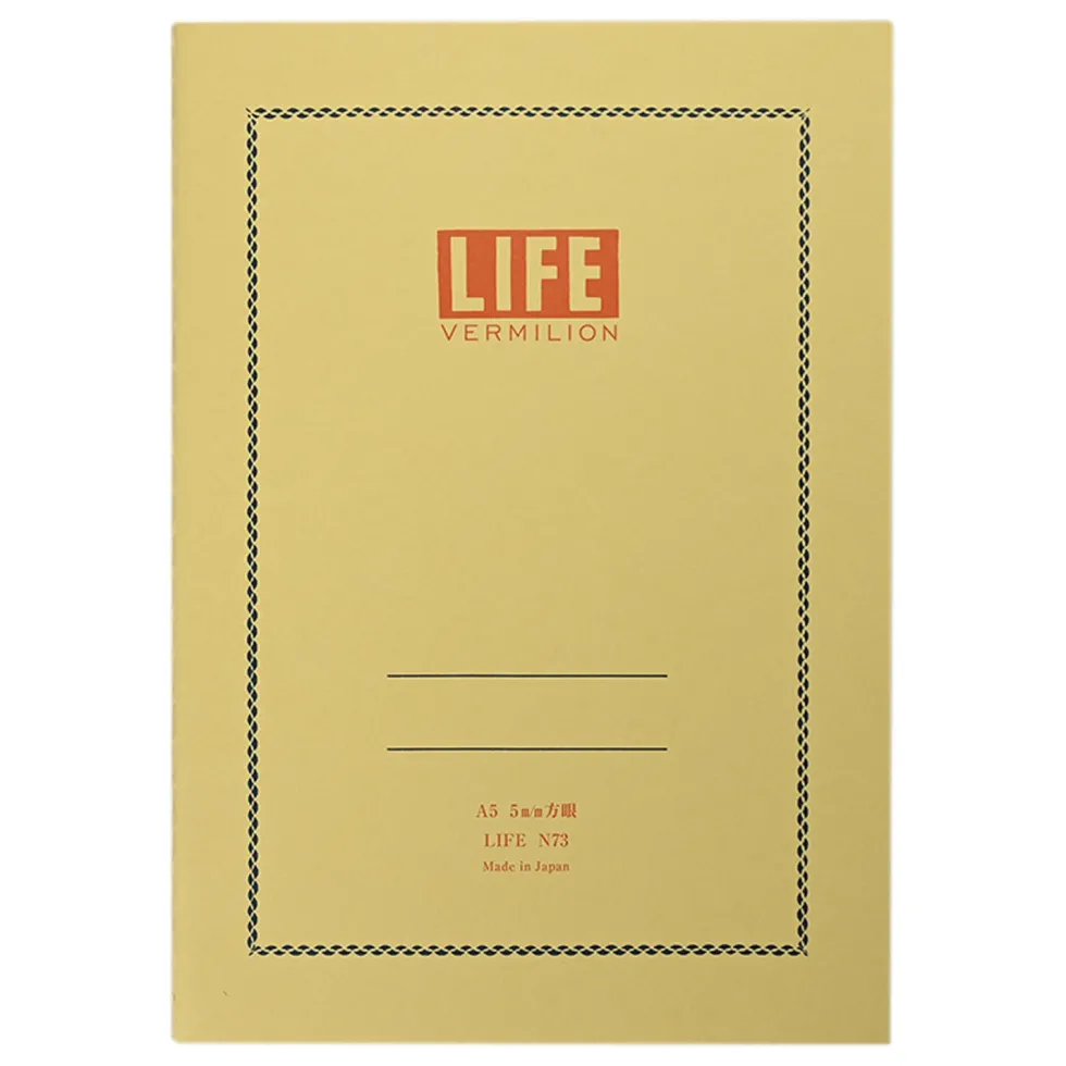 Notes Vermilion A5 - Life - beżowy
