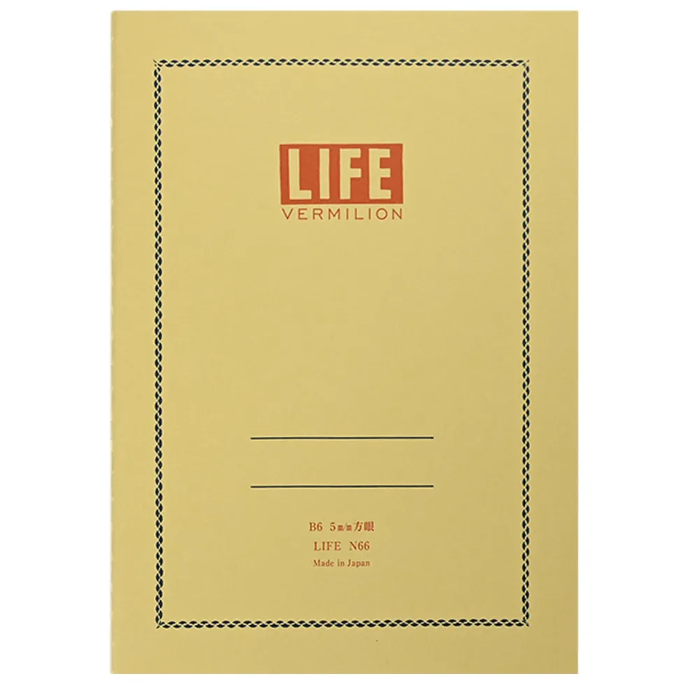 Notes Vermilion B6 - Life - beżowy