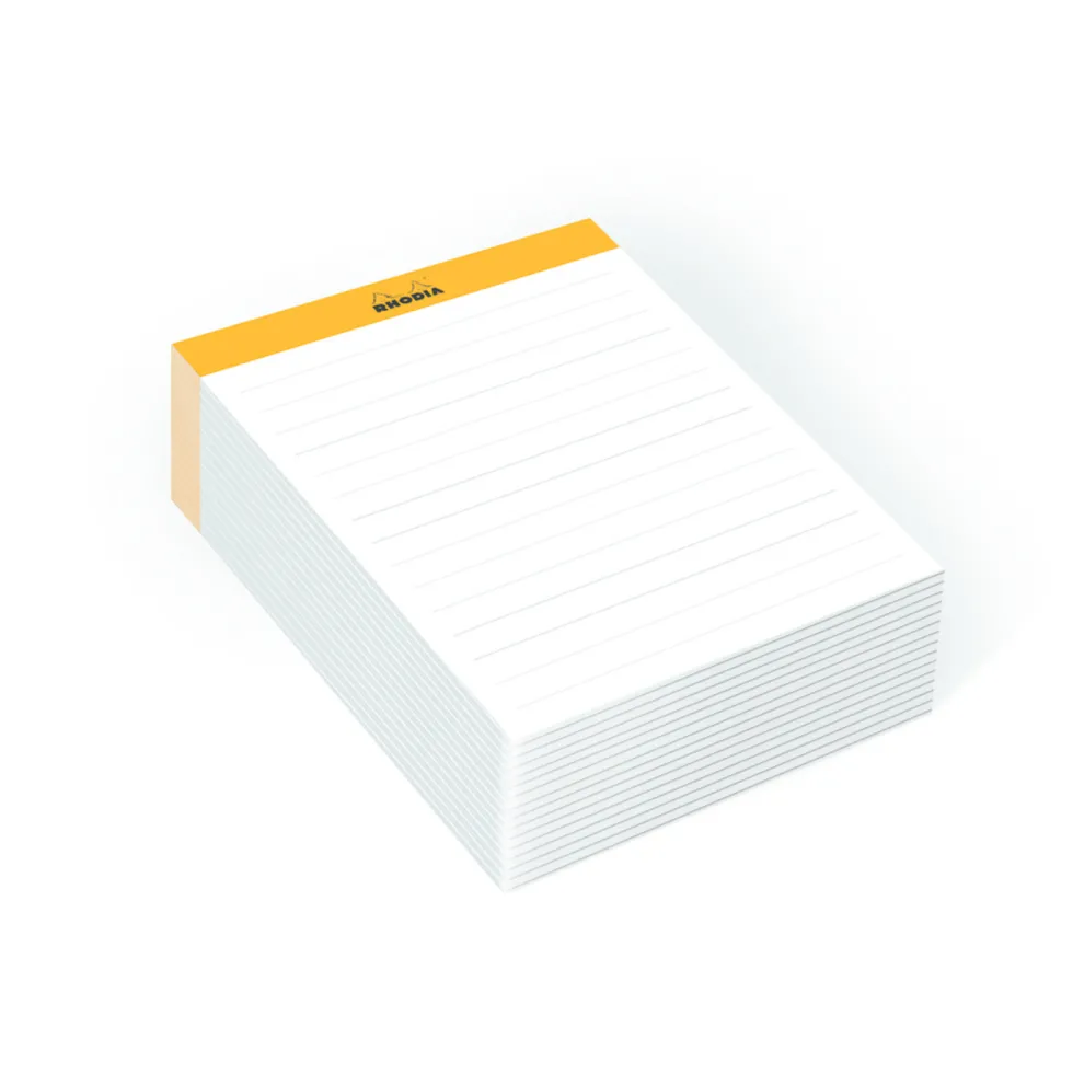 Notes, wkład Memo Pad No. 13 - Rhodia - w linie, A6, 80 g, 240 ark.