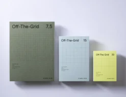 Notes w kratkę Off-The-Grid 30 - Gmund - Lime 100 g 250 ark.