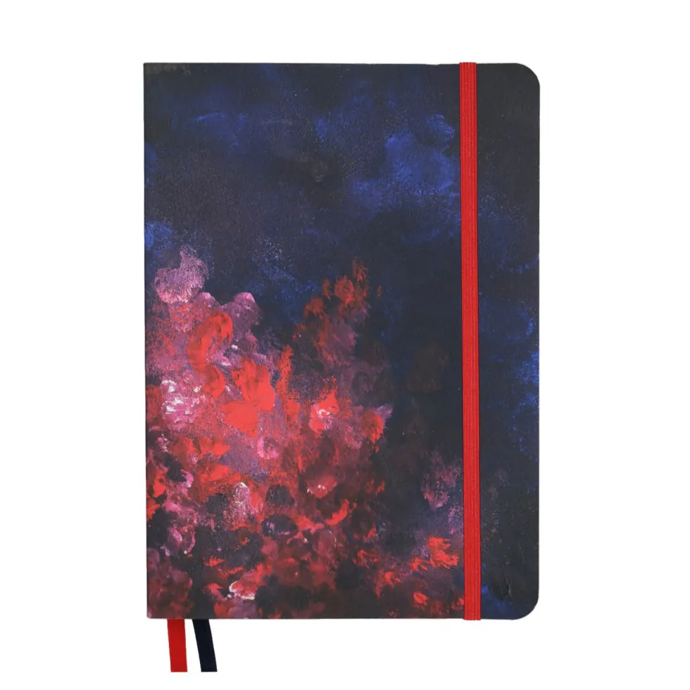 Notes w kropki Fire in the Night B5 - Devangari - miękka okładka, 120 g/m2