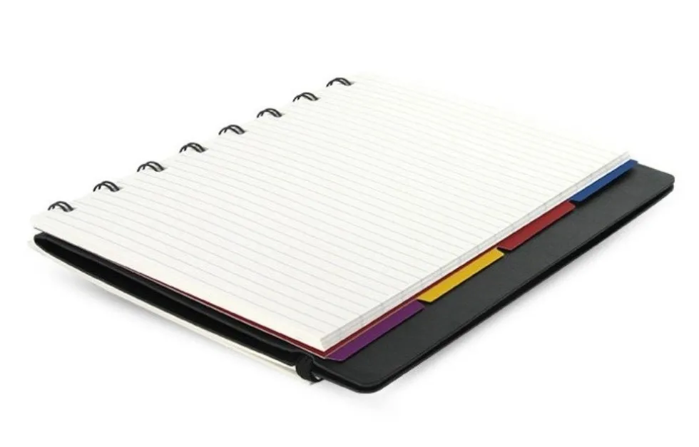 Notes w linie Classic - Filofax - czarny A5