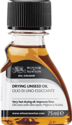 Olej lniany do farb olejnych Drying Linseed Oil - Winsor & Newton - 75 ml