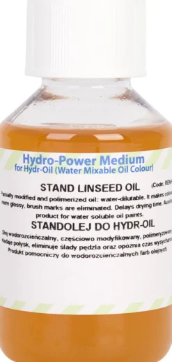Olej lniany do farb olejnych Hydr-Oil, polimeryzowany - Renesans - 100 ml