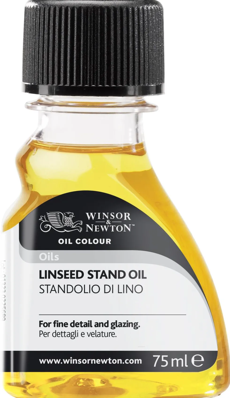 Olej lniany do farb olejnych Linseed Stand Oil - Winsor & Newton - 75 ml