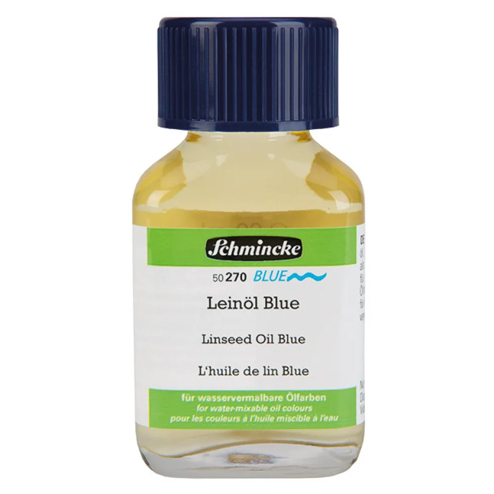 Olej lniany do farb olejnych Norma Blue - Schmincke - 60 ml