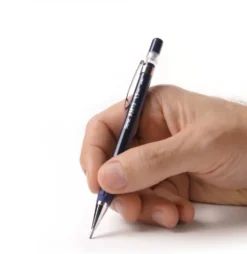 Ołówek automatyczny AM13 z grafitami - Pentel - czarny, 1,3 mm, HB