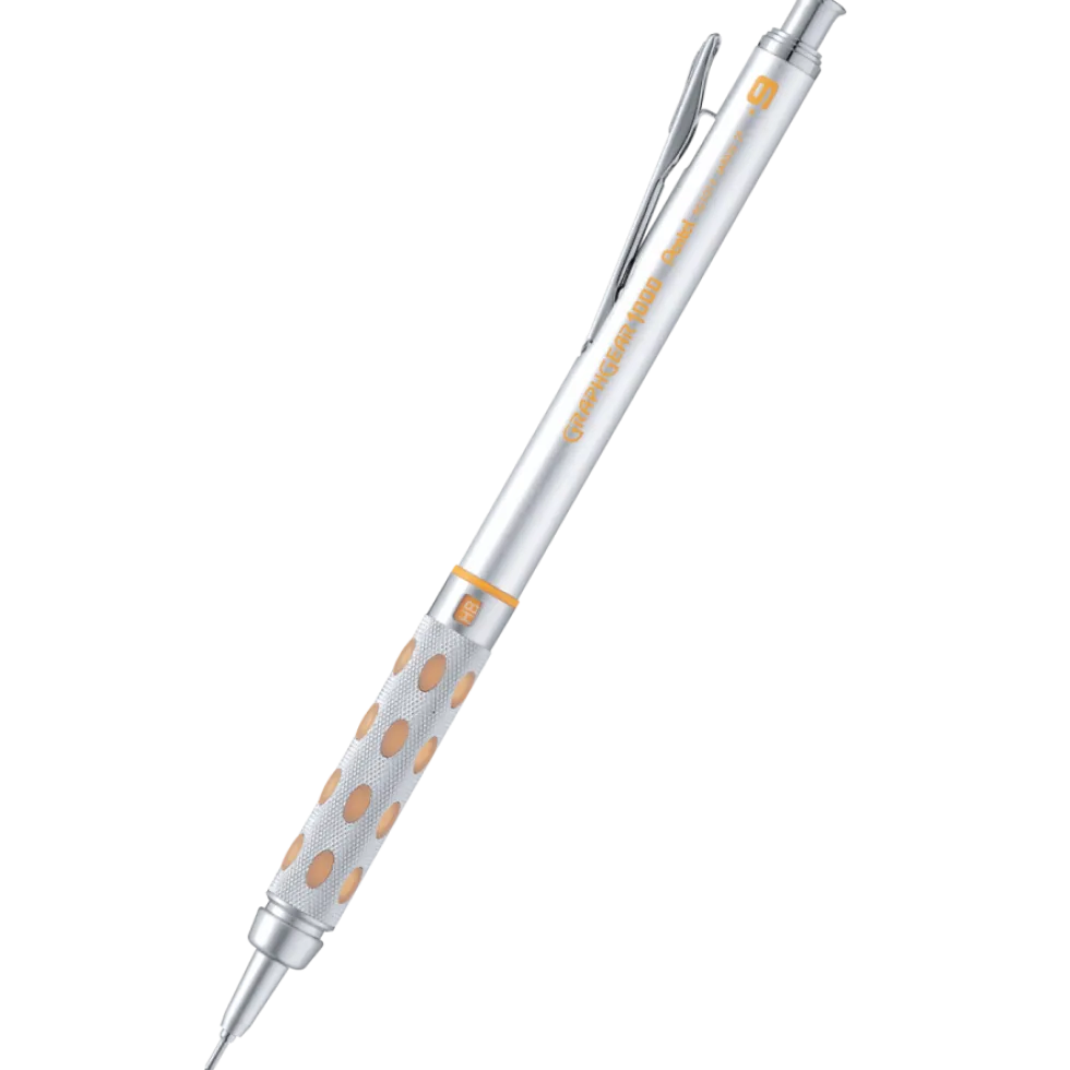 Ołówek automatyczny Graphgear 1000 - Pentel - żółty, 0,9 mm